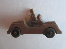 Barclay Lead Brown 2 1/2 Inch Military Anti-Aircraft Vehicle  2 