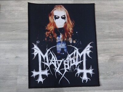 Mayhem Black Metal Backpatch Patch Kutte Aufnäher Dead Morbid Taake Petrov **