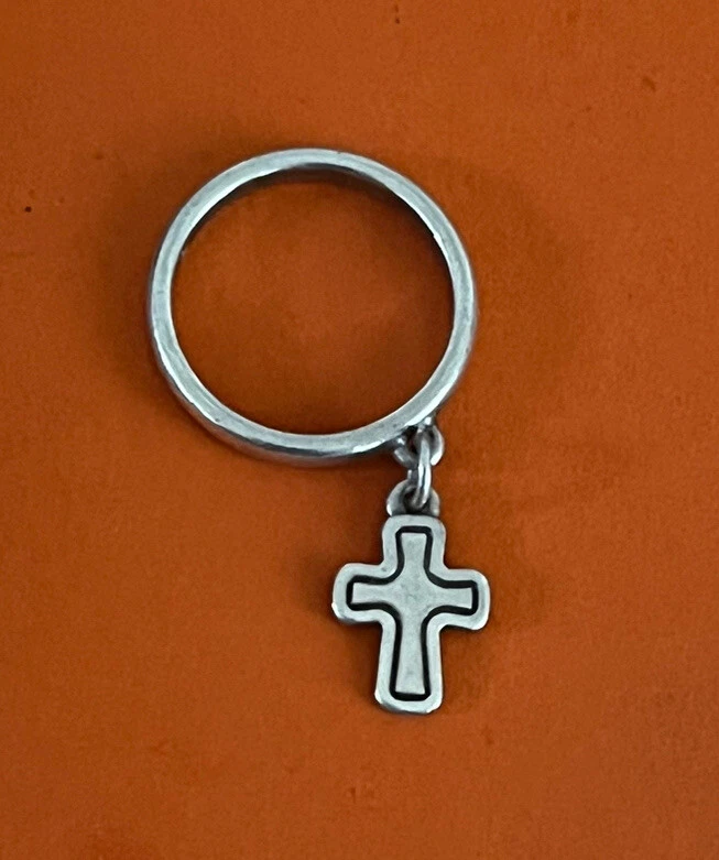 James avery cross dangle cheap ring