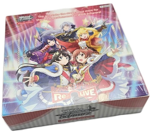 Weiss Schwarz Revue Starlight Re Live Factory Sealed 16 Pack Booster Box