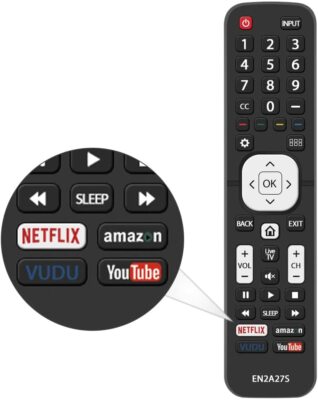 Replacement EN2A27S Remote Control for Sharp LCD HDTV 4K Ultra LED Smart TV
