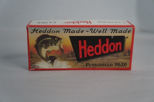 Rare Vintage Heddon Punkinseed Lure Collector Series 9630 Black & White - Picture 2 of 9