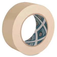Business Source Masking Tape, 3" Core, 2"x60 Yards, Tan