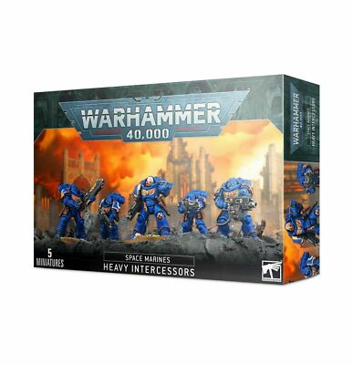 Space Marines Heavy Intercessors - Warhammer 40k - Brand New! 48-95