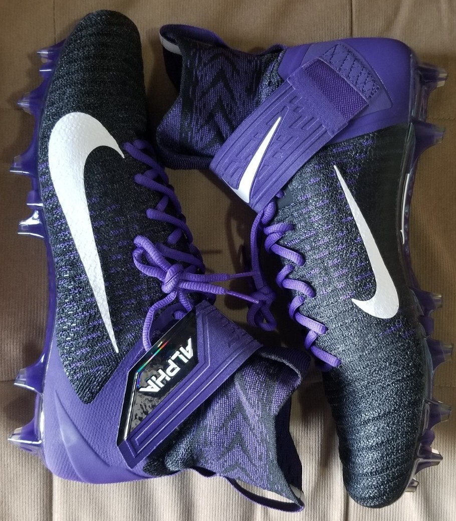 Nike Alpha Menace Elite 2 Flyknit Football Cleats BV2077-011  display picture 2