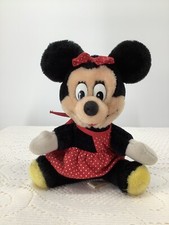 Vintage Walt Disney World Minnie Mouse Stuffed Animal Plush Toy Doll