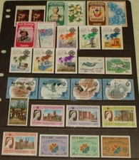 World stamps, sets and singles, lot two - mint unhinged.