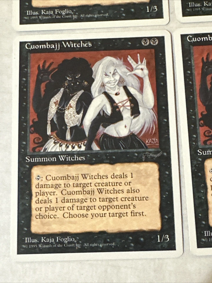 Cuombajj Witches X4 Chronicles Ex Condition See Pics Front Back Mtg - Image 3 of 4