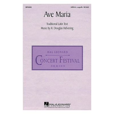 Hal Leonard Ave Maria (SATB divisi) SATB DV A Cappella