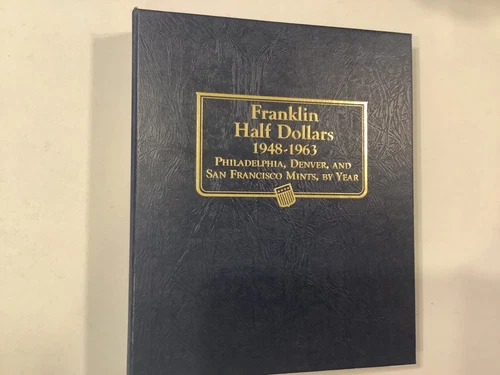 complete set of MS and Proof franklin half dollars