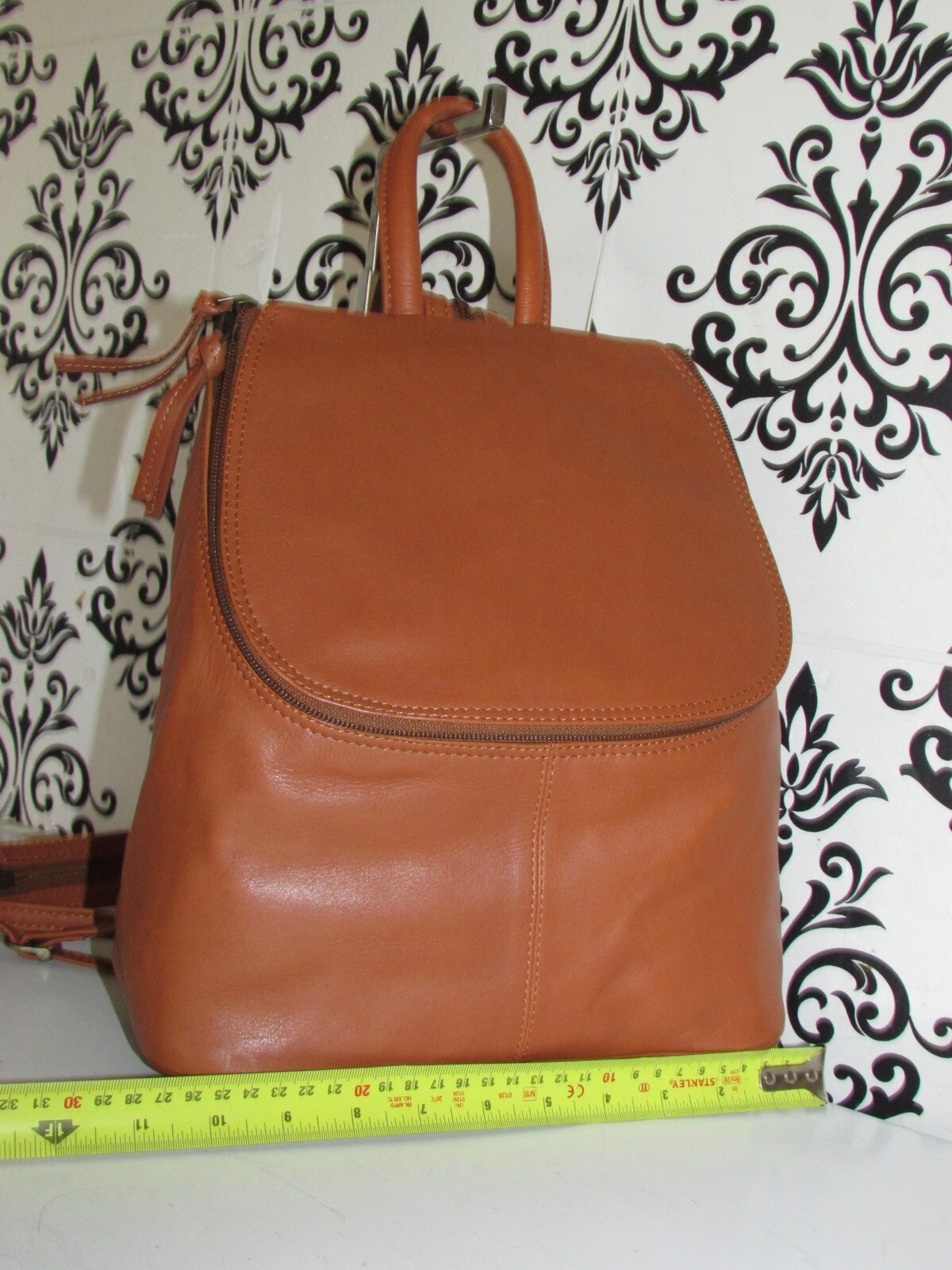 BRAND NEW JOBIS REAL LEATHER BACKPACK SLOUCH GRAB SHOULDER HANDBAG