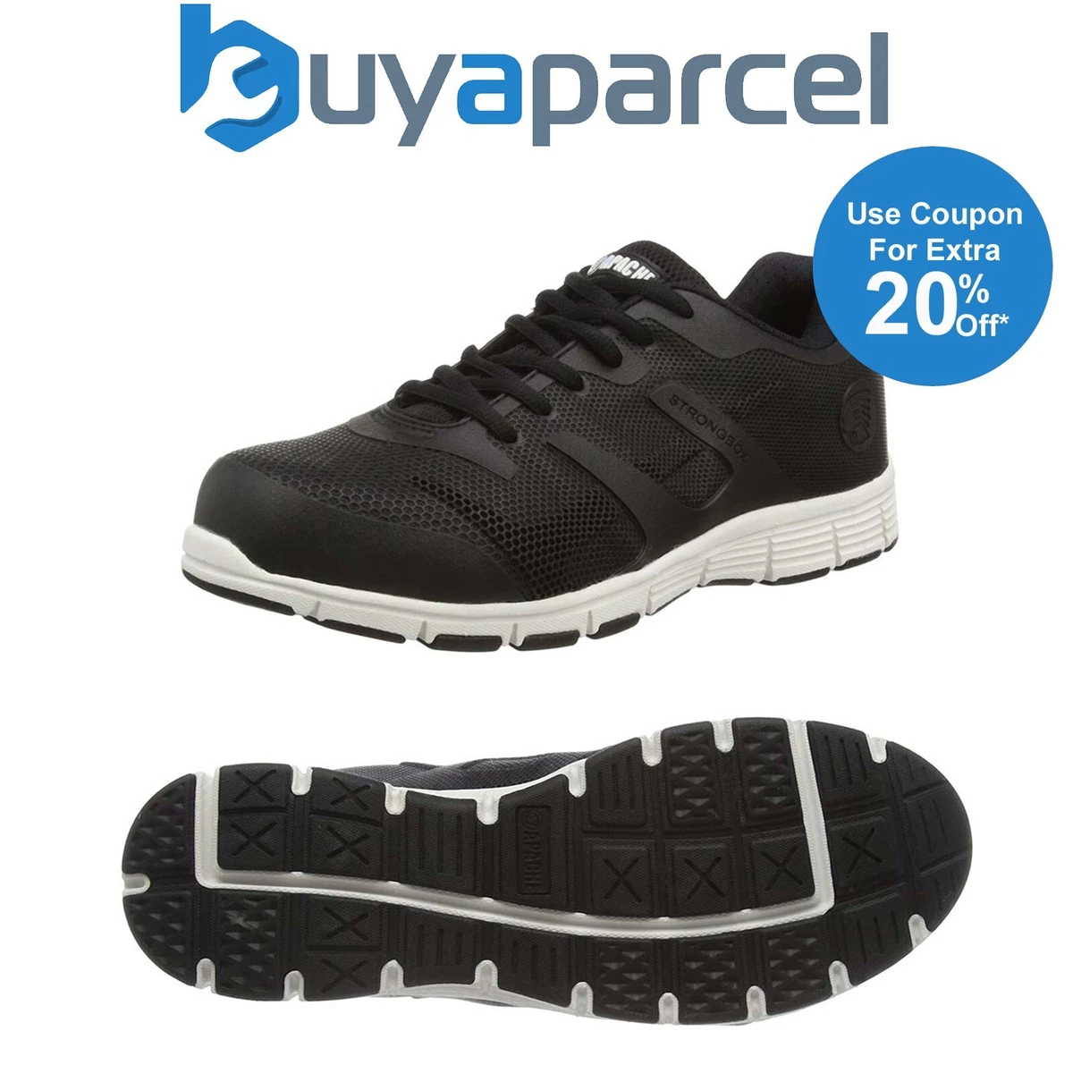 Apache Vault Lightweight Safety Trainers 200 Joule Toecap SB SRA