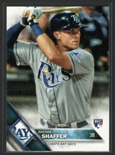 Richie Shaffer 2016 Topps #3 Rookie - Tampa Bay Rays
