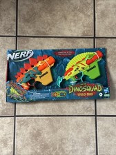 Nerf Dinosquad Stego-Duo Double Dino Action 8 years Blasters 10 Darts NIP