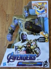 New Marvel Avengers Endgame Power Punch Thanos With Sound & Phrases 13" Figure