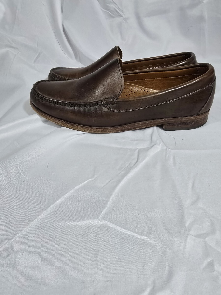 Allen Edmonds Sanibel Brown Leather Loafers Slip On Shoes Men\'s 10.5 D USA Allen Edmonds Sanibel Mens Size 10 D Brown Leather Slip On  main image 4