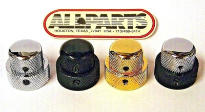 Metallknöpfe für konzentrische CTS & Fender Potis - 4 Ausführungen - alle Teile USA