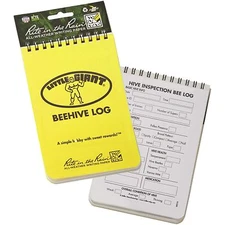Little Giant Beehive Log Beekeepers Tracking Journal (Item No. BEELOG)