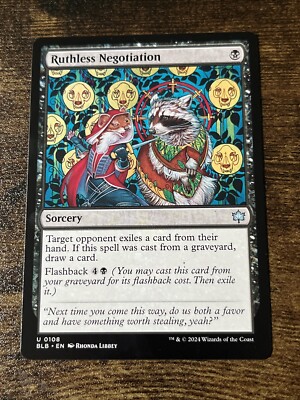 Ruthless Negotiation 0108 Bloomburrow BLB MTG Magic The Gathering S3012* |  eBay