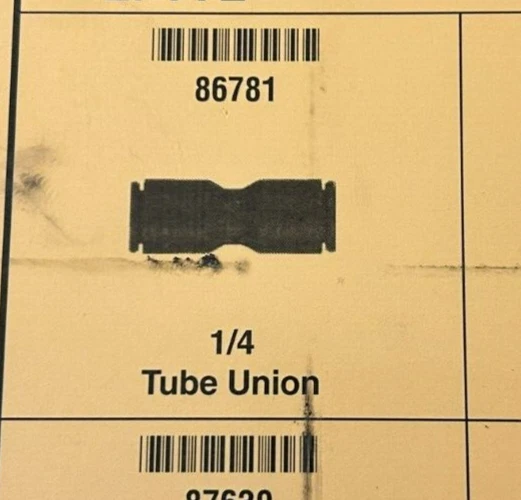 Lot of 5 New Lawson 86781 Unions, 1/4" Tube OD, Glass Reinforced Nylon, 290PSI - Изображение 2 из 4