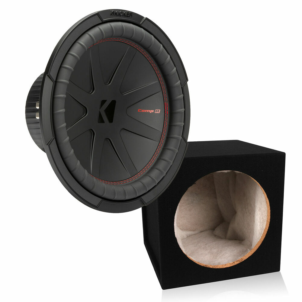 Двойной 2-омный сабвуфер Kicker 48CWR122 серии 12 Comp R 12 герметичных корпусов 30890₽
