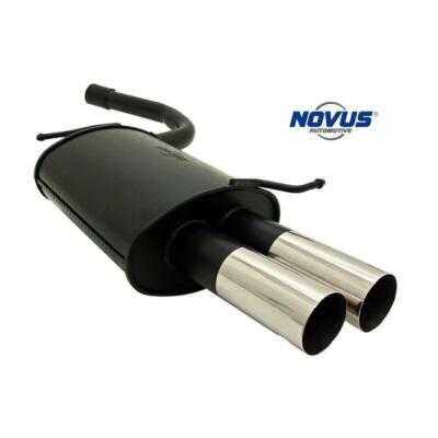 Novus N Sport Auspuff Endschalldämpfer 2x76 RL gerade für Audi A4 8E B6 + Kombi