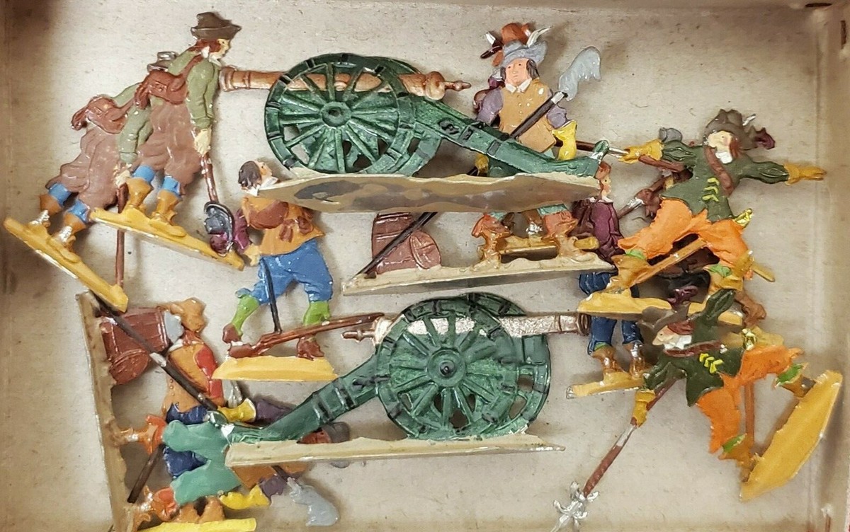 1950's German Kieler Zinnfiguren Imperial Artillery Tin Soldiers