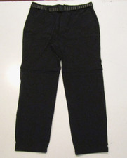 GERRY Convertible Relaxed Fit Pants Black Size 40 W 32 L NWT Mens