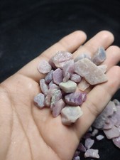 Excellent raw natural craft-Grade Ruby Chunks , slices