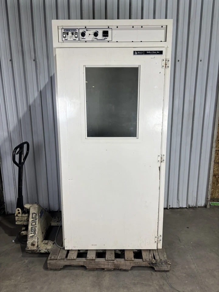Bellco 玻璃实验室滚入式孵化器烤箱室通电 — 第 2/4 张图片