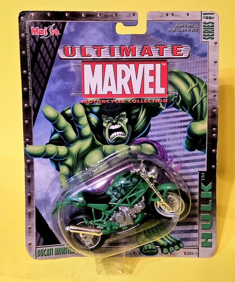 HULK Maisto Ultimate Marvel Motorcycle Collection THING, ELEKTRA Ducati BIKE LOT - Image 2 of 4
