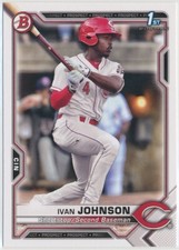 Ivan Johnson - Cincinnati Reds - 2021 Bowman Baseball - 1st Bowman - #BP-149
