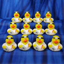 12 Doctor Rubber Duck with Prescription NEW