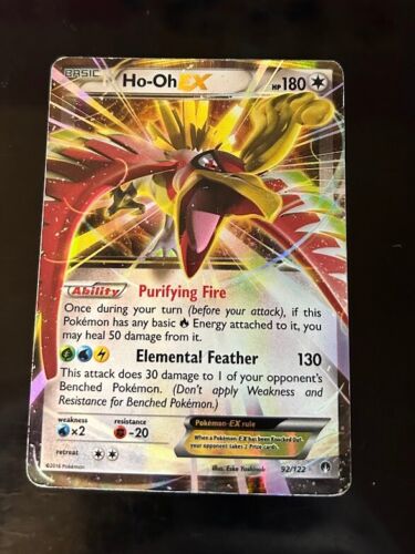 Pokémon TCG Ho-Oh EX #92 Pokemon BREAKpoint LP Ultra Rare - Picture 1 of 1