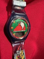 Nightmare Before Christmas, orologio, plastica, Tim Burton, Jack, Zero, artigli di sabbia, lotto #1