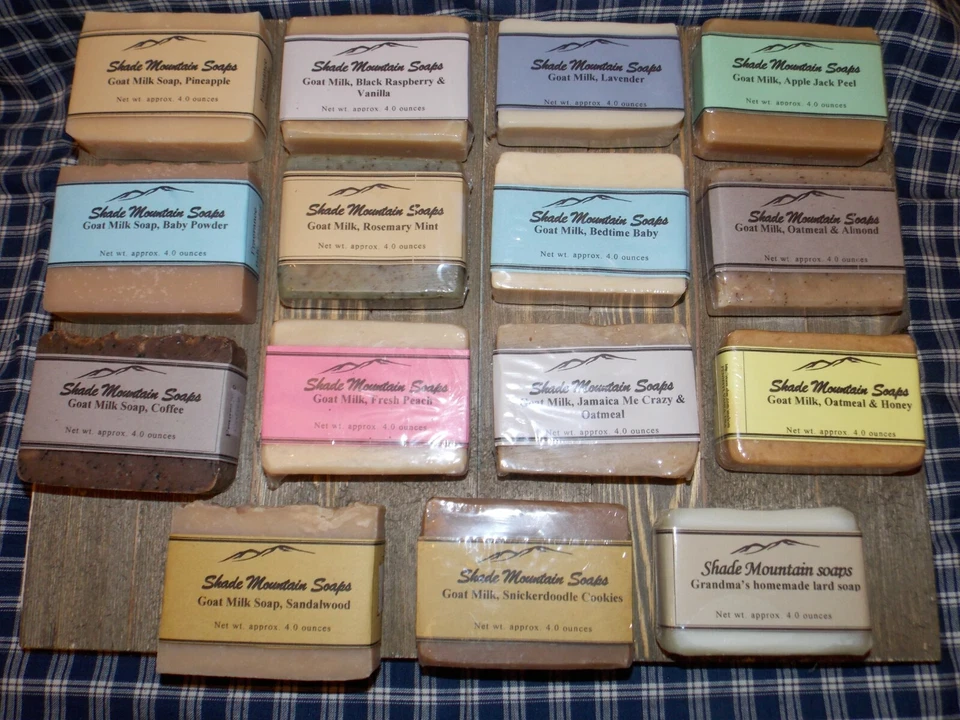 Goat Milk Soaps Moisturizing Homemade / Handmade 4oz bars . - Image 2 of 4