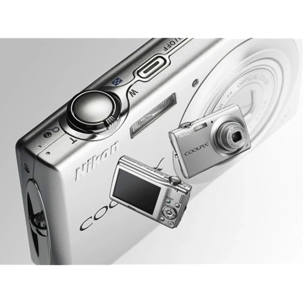 USED Nikon S220SL Digital Camera COOLPIX (Cool Pix) S220 Soft Silver S220SL