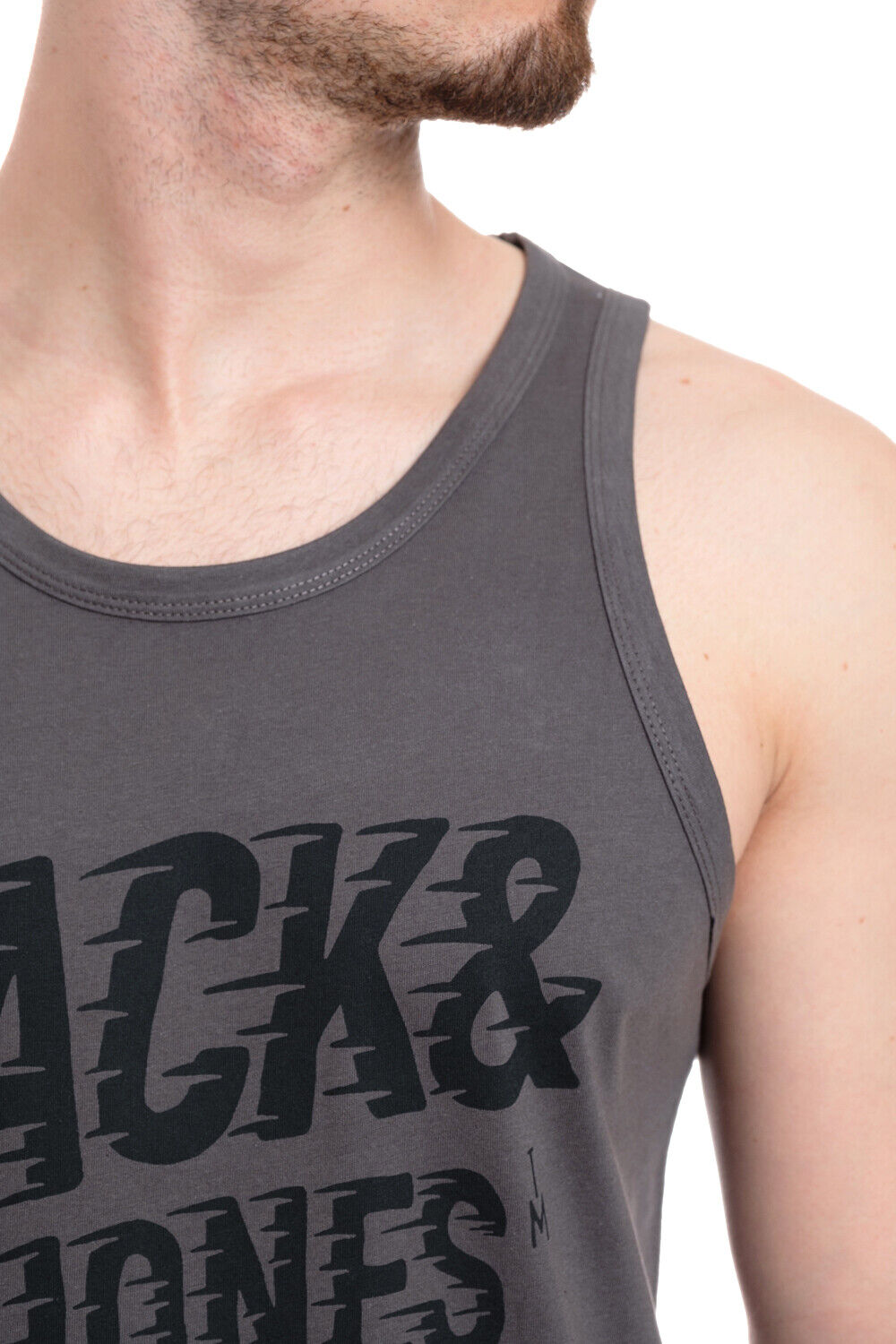 Jack Jones Herren Tank Top Basic Shirt Rundhals Regular Fit Muskel Shirts Neu 
