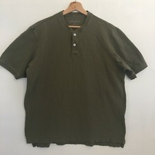 Eddie Bauer Men's Large Green Polo Shirt Short Sleeve