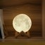 thumbnail 4 - 16 Colour Moon Lamp Dimmable LED 3D Night Light USB Recharge &amp; Remote Control