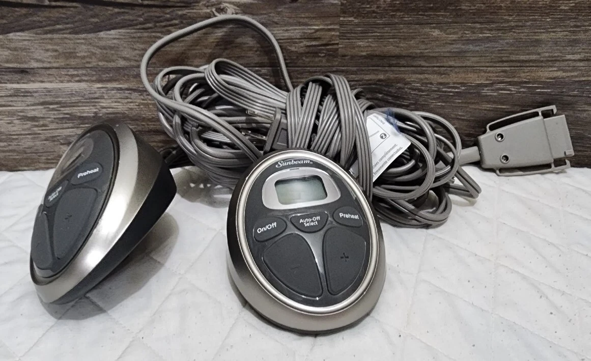 SUNBEAM Dual Control Electric Blanket Controller Style P85KQA 4-Prong | eBay