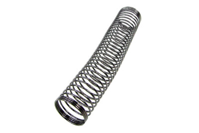 Knickschutzfeder einzeln 16mm (100mm Lang) - black nickel