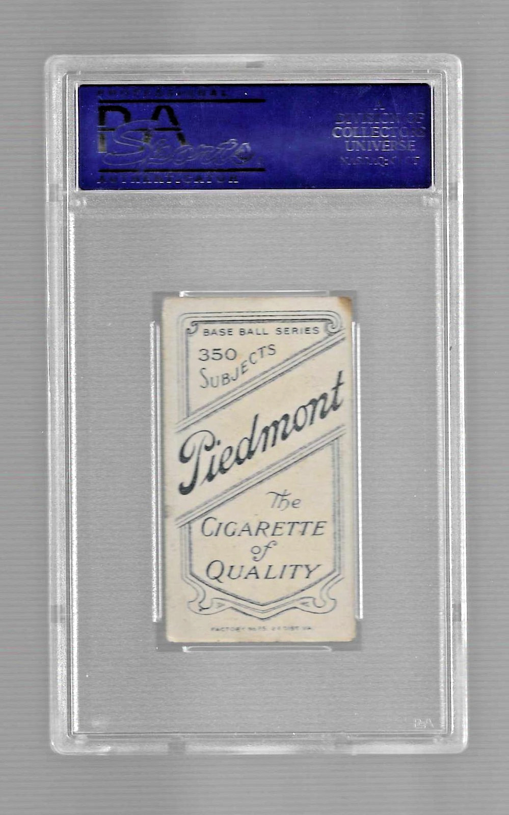 1909-11 T206 PIEDMONT 350 TOBACCO BASEBALL CARD PSA 4 HARRY HOWELL RC MLB BROWNS view 4