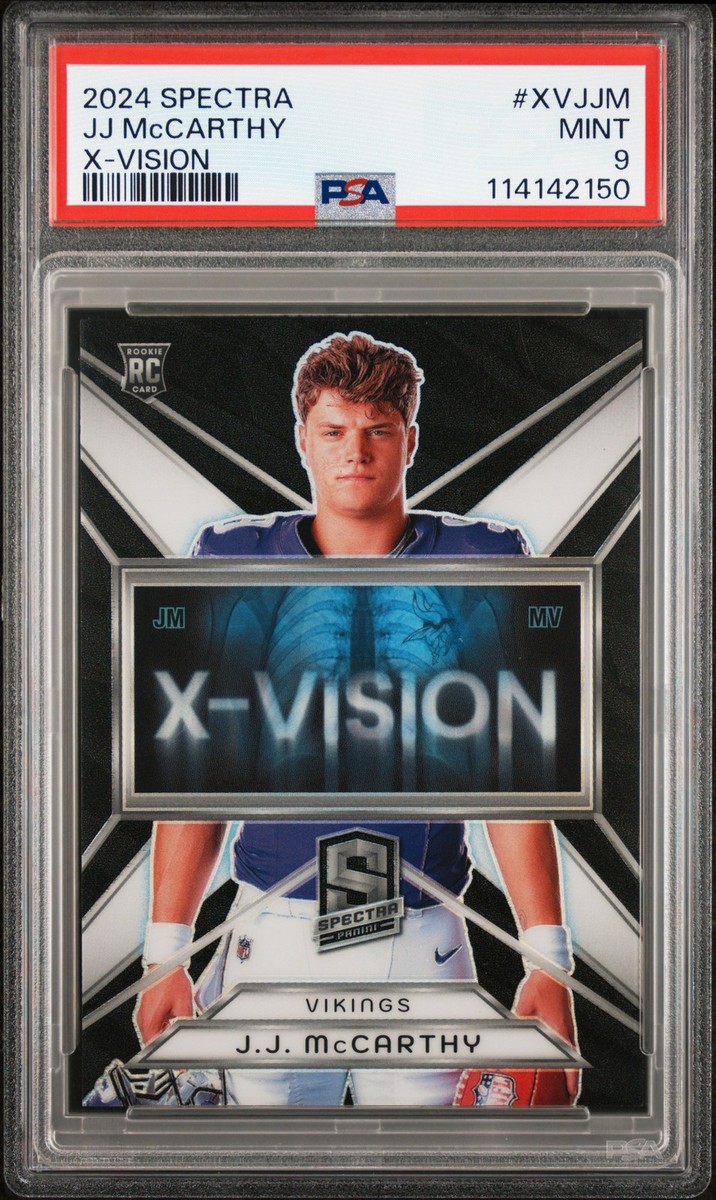 2024 Panini Spectra - X-Vision J.J. McCarthy #XV-1 /125 (RC) for