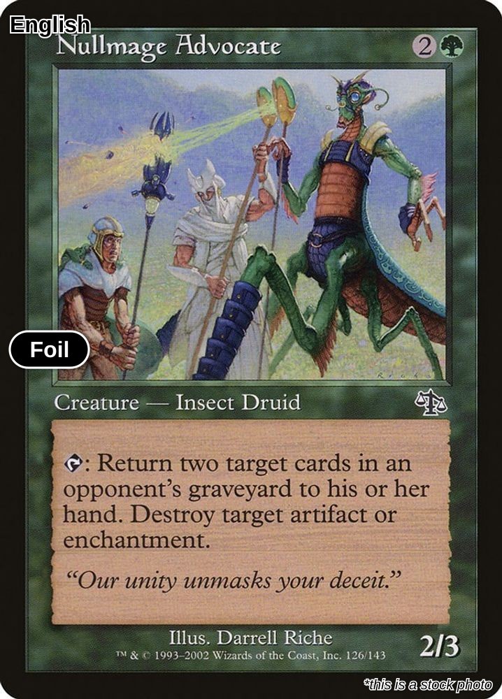 MTG Nullmage Advocate [JUD - 126] MP Foil