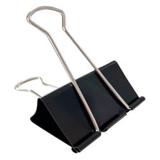 6PCS Jumbo Binder Clips 3 Inch, Black, Binder Clips Extra Large Heavy Duty