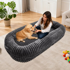 Human Dog Bed for Adult,70"X38"X10" Extra Large Human Pet Bed,Orthopedic Washabl