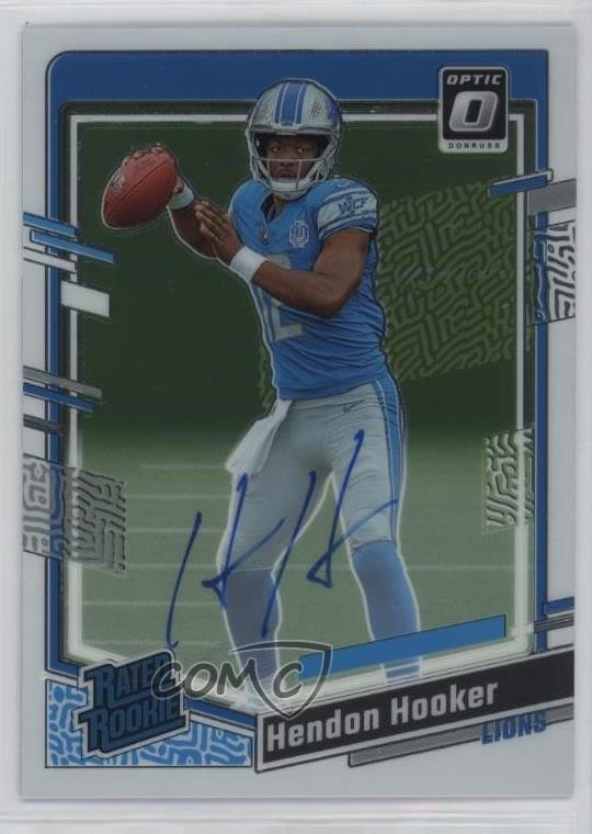 2023 Panini Donruss Optic Rated RPS 52/99 Hendon Hooker #234 Rookie Auto RC 9et