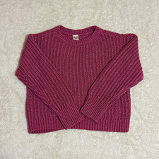 OshKosh Bgosh Girls Purple Metallic Knit Crew...
