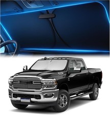 Windshield Sun Shade for Dodge RAM 2500 3500 2010-2026 Foldable